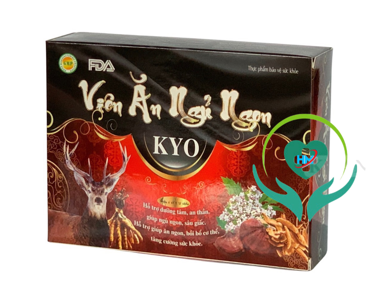 Viên ĂN NGỦ NGON KYO, Vinaphar, Hộp 60 viên - Hỗ trợ giúp ăn ngon, bồi bổ cơ thể, tăng cường sức khỏe.