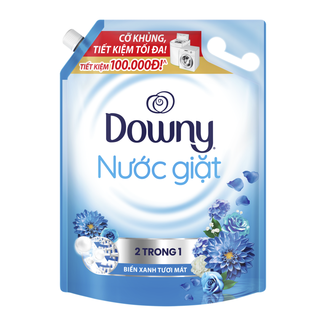 Nước Giặt DOWNY 2 trong 1 Túi 3.7kg