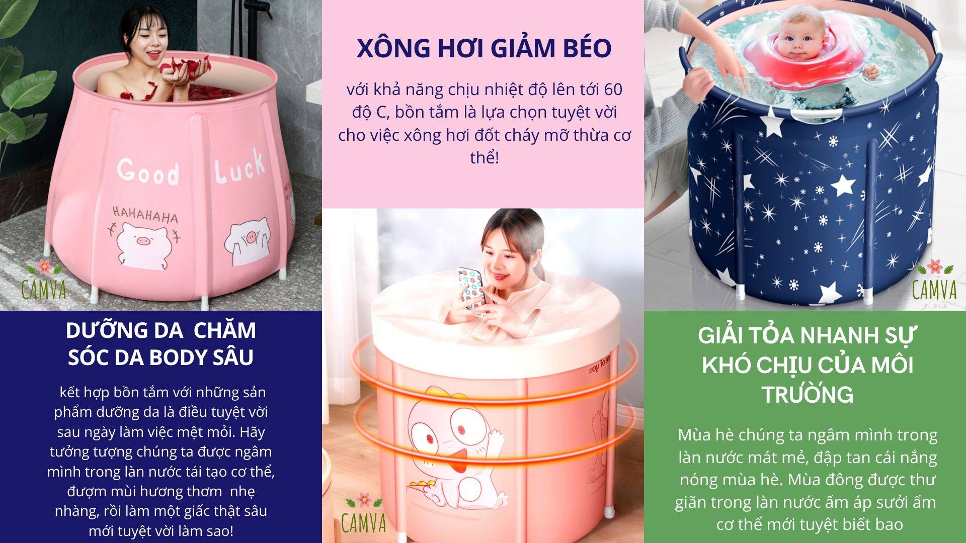 Bồn Tắm Ngâm Người Thảo Dược Có Thể Gấp Gọn KUNBE Cho Người Lớn Và Trẻ Em, Bồn Tắm Di Động Thông Minh, Chậu Tắm Xông Hơi Giữ Nhiệt Tiện Lợi