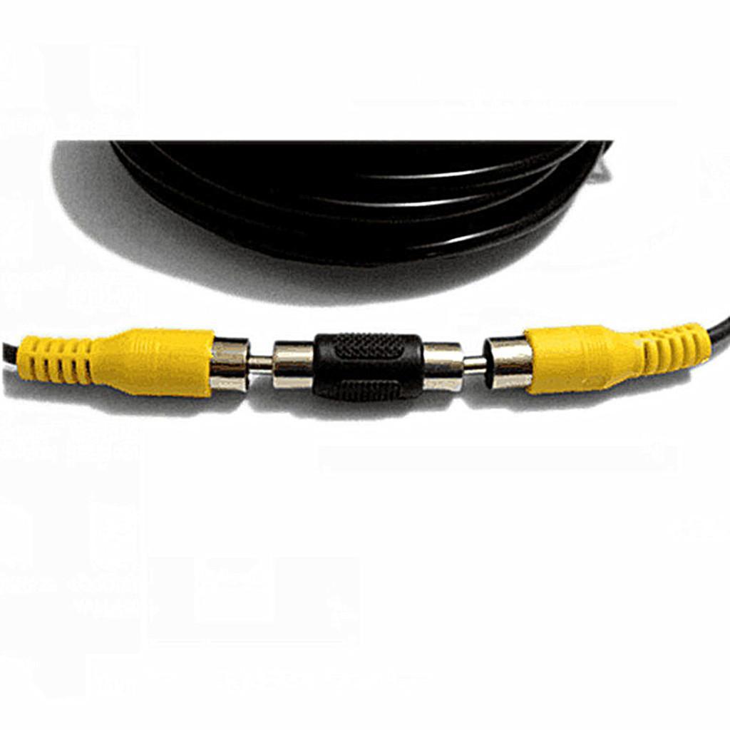 RCA 1 Female to 1 Female F/F Coupler Joiner Adapter AV/Audio/Video Cable Connector Extension Component