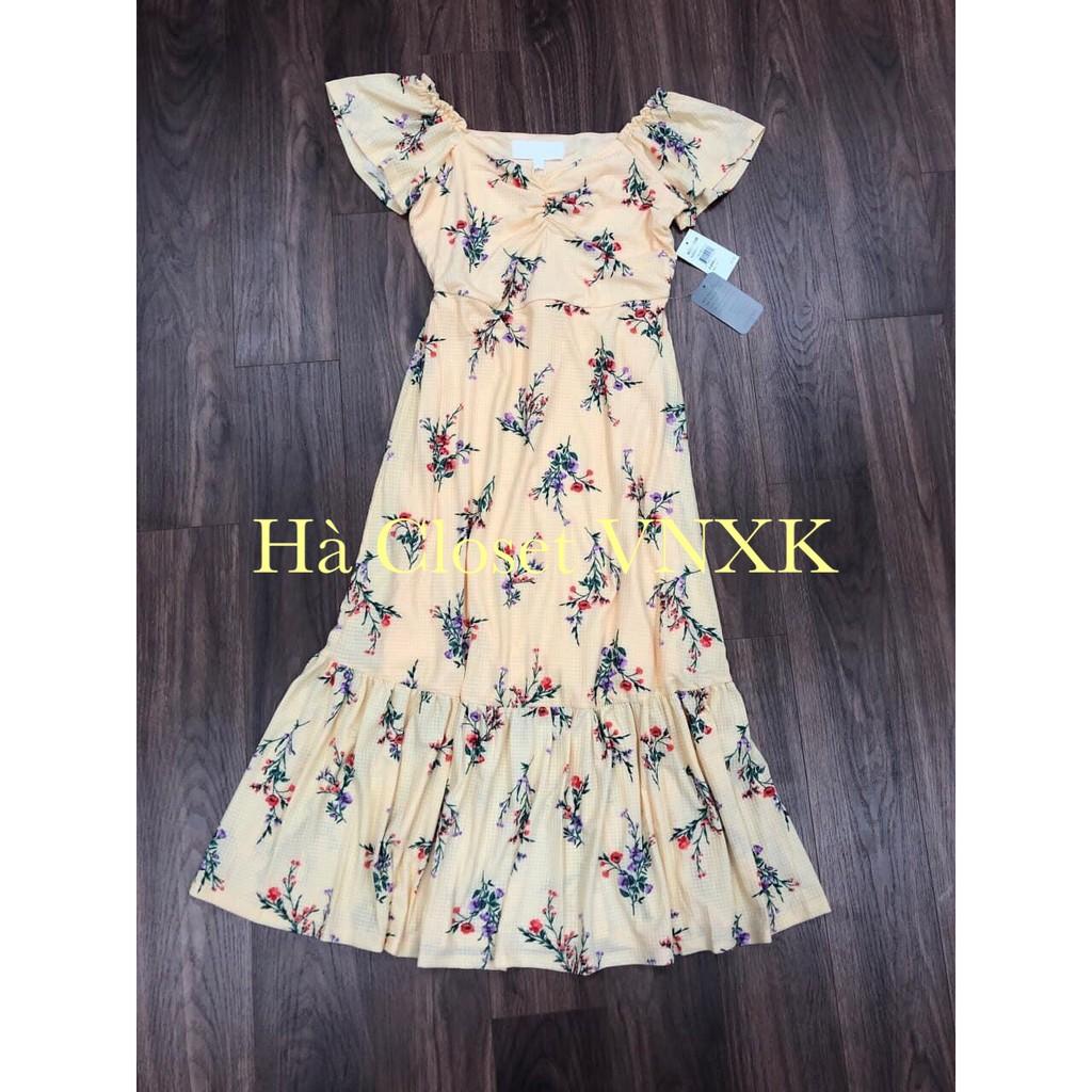 Đầm maxi hoa hàng dư xịn