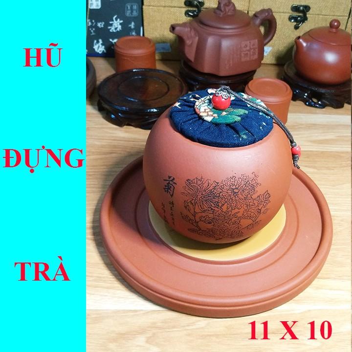 Hũ đựng trà tử sa Nghi Hưng - pha trà, trà đạo - chuyên trà ô long, trà thái nguyên