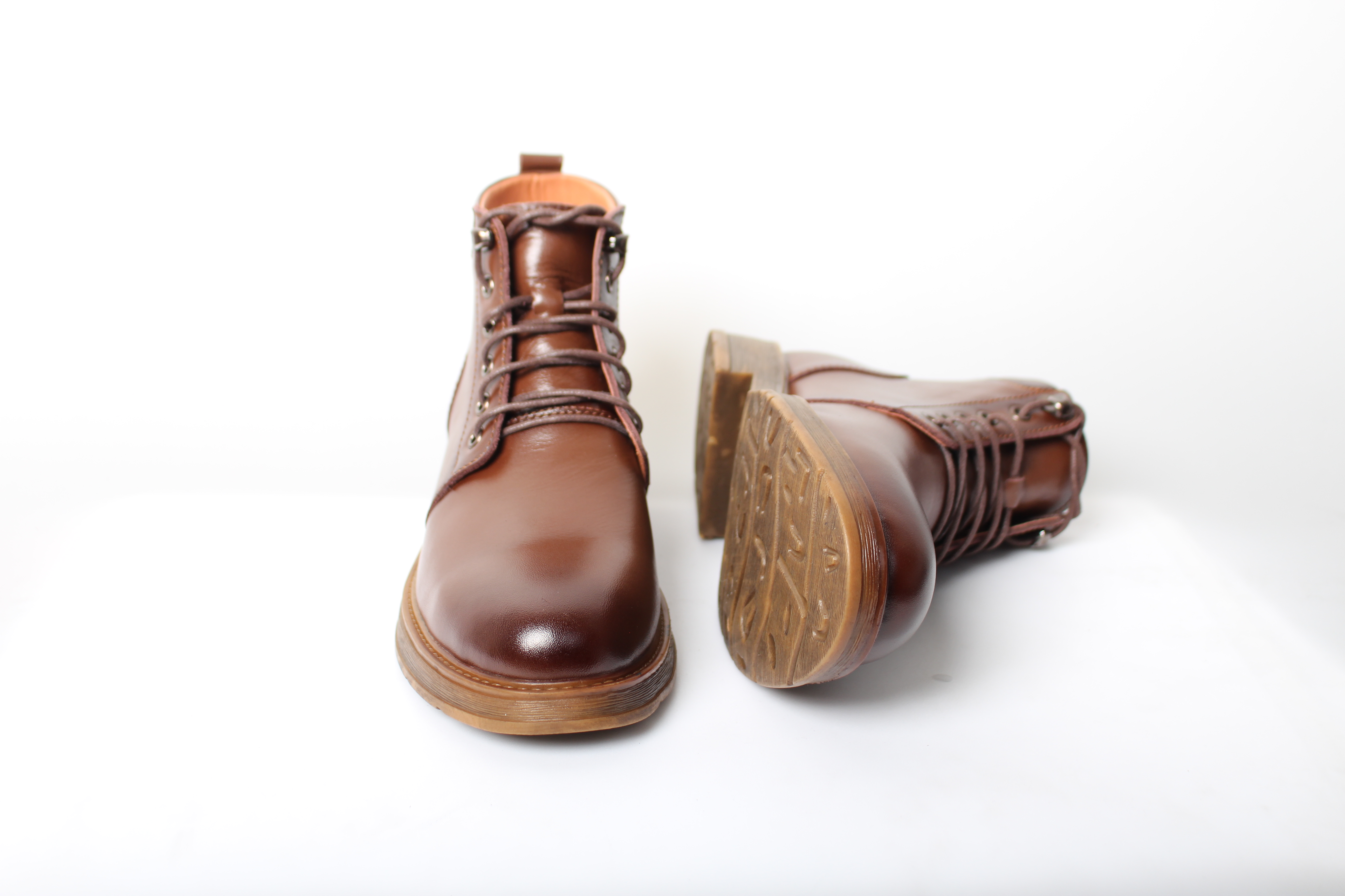 Giày Casual Boots MenZa Nâu