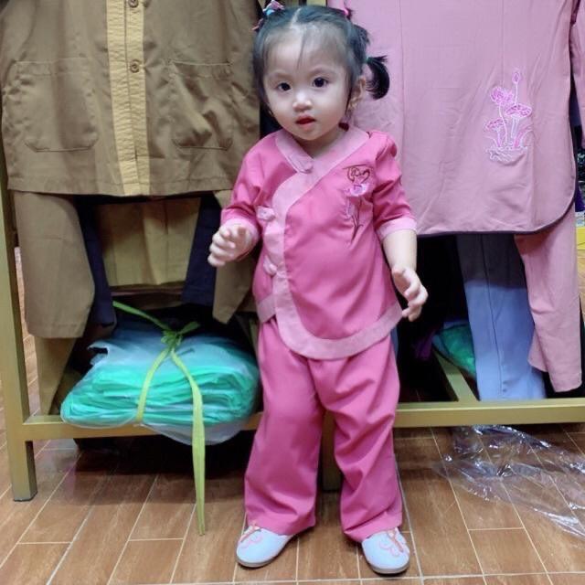 ĐỒ LAM ĐI CHÙA Cho Bé iu Mẫu Tim Phối Bé