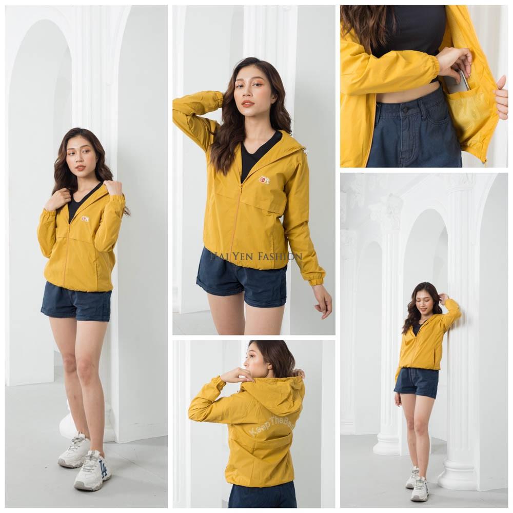 Áo Gió Nữ - Vải Xuất Nhật - Size 40-65kg - Chống tia UV - 5 màu thời trang