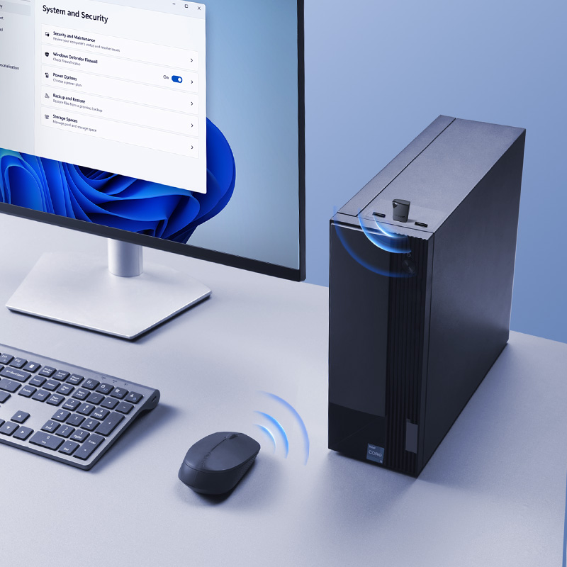 USB Bluetooth v5.4  Baseus BA04 kết nối 20m truyền âm thanh không dây cho laptop, smartphone, tablet - Hàng Chính Hãng