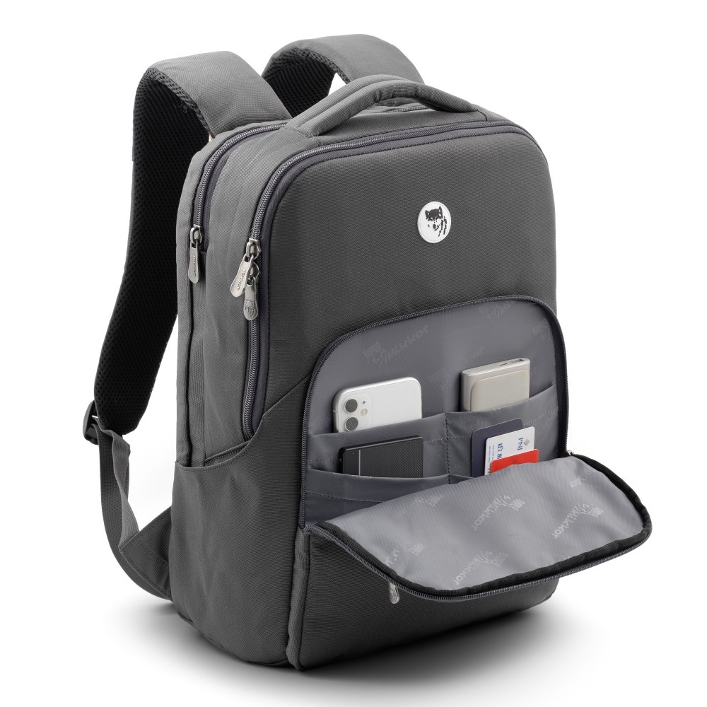 Balo Laptop Mikkor The Maddox Charcoal 15.6inch