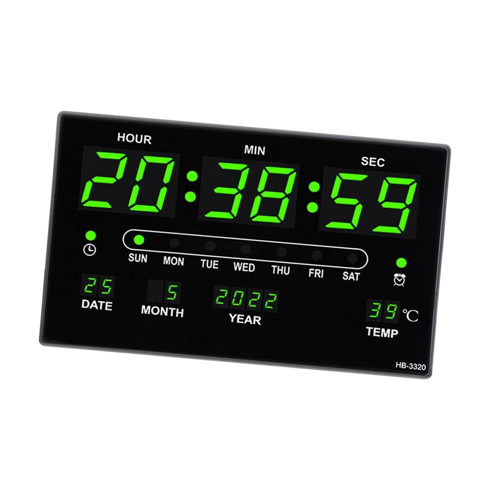 Digital Clock LED Display Electronic Clocks for Living Room