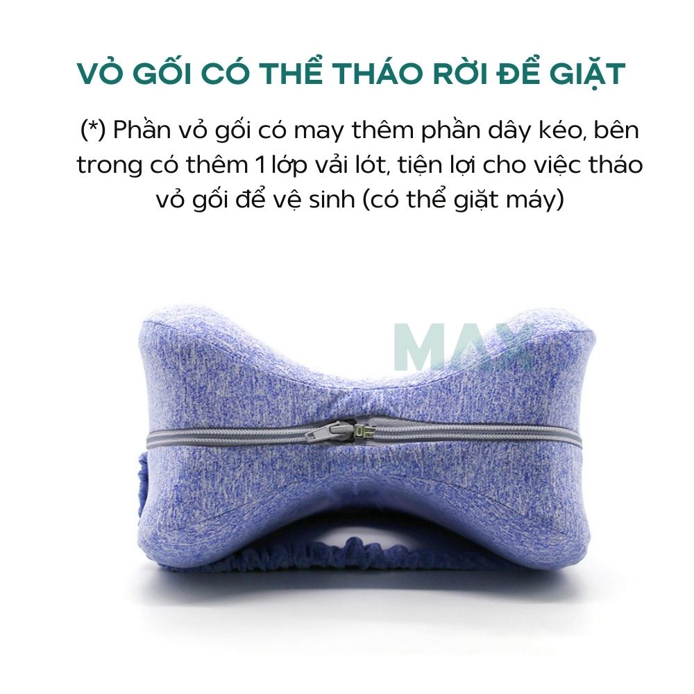 Gối kẹp chân chuẩn y tế giúp cải thiện lưu thông máu giảm tê mỏi chân dùng cho phụ nữ mang thai, người lớn tuổi