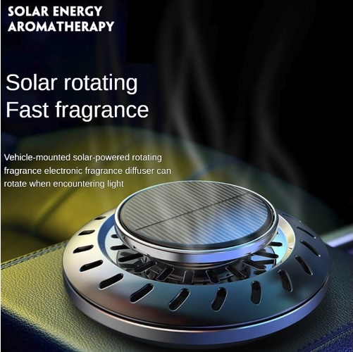 Nước Hoa Ô Tô năng lượng mặt trời Solar Aromatherapy Khuếch Tán (tặng 2 chai nước hoa)