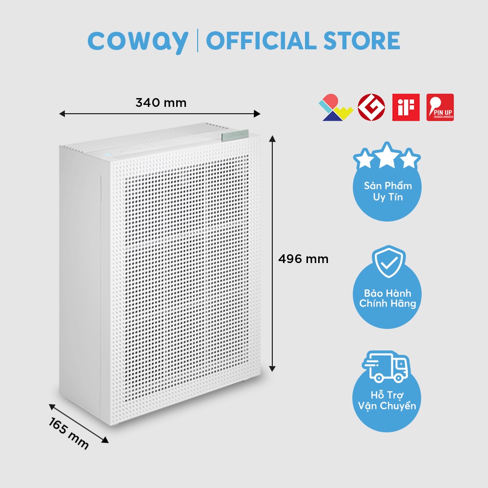 Máy lọc không khí Coway Cartridge AP-1019C - Hàng chính hãng