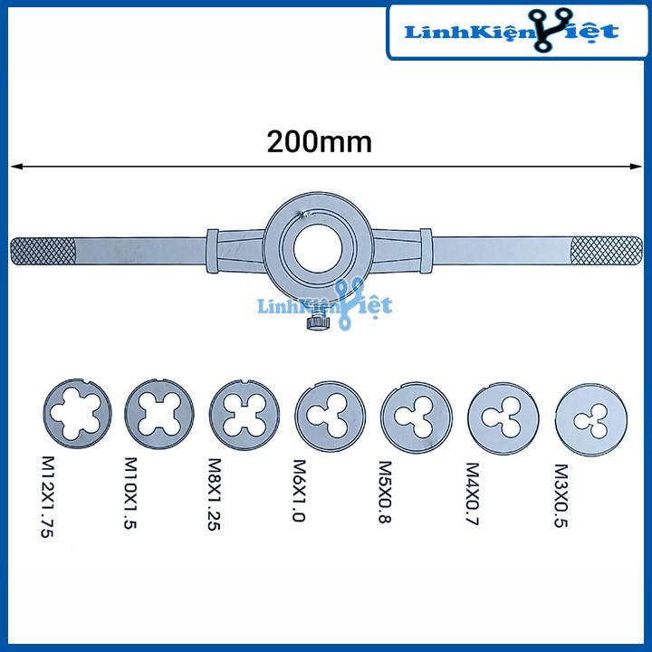 Bộ Taro Ren Ngoài M3-M12 8 Chi Tiết