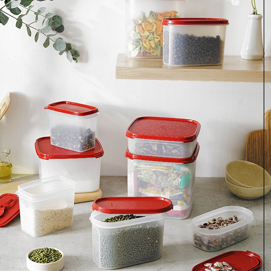 Bộ hộp trữ khô Tupperware 9 hộp