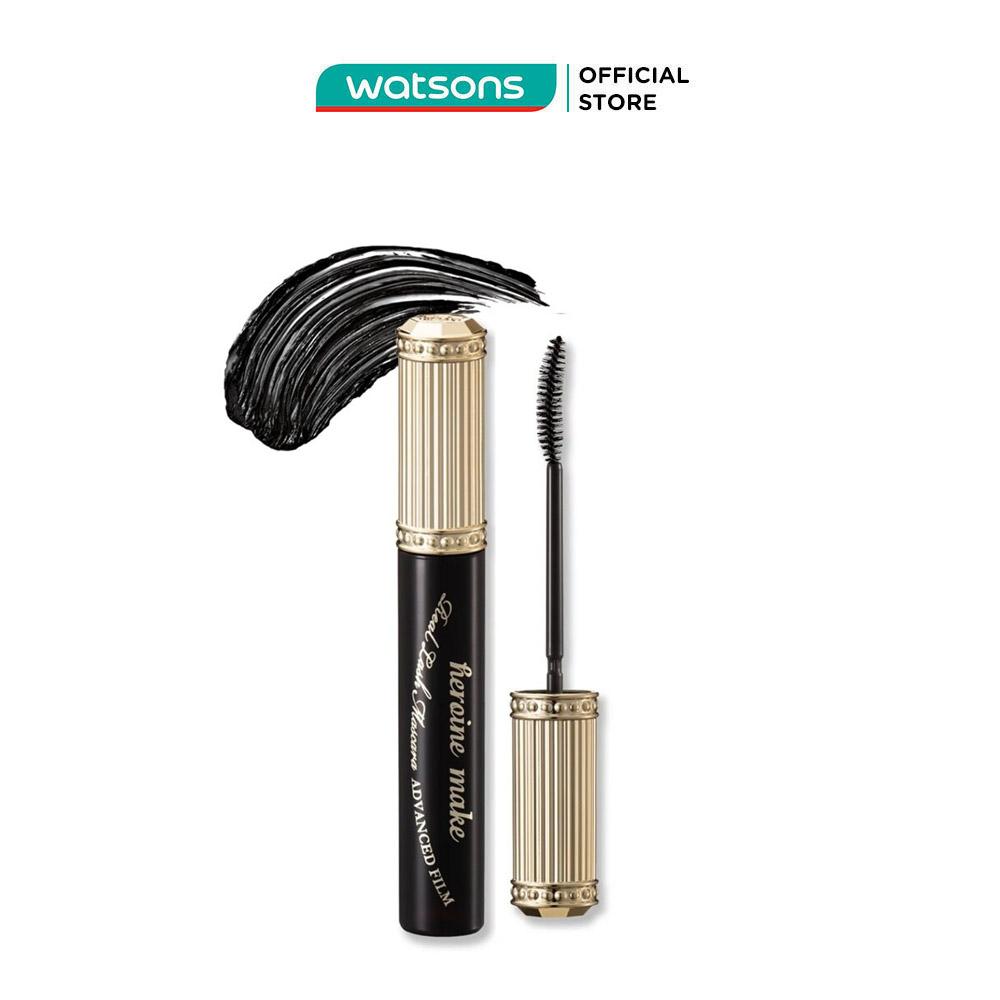Mascara KISSME Cong Và Dài Mi Heroine Make Real Lash Mascara Advanced Film 6g