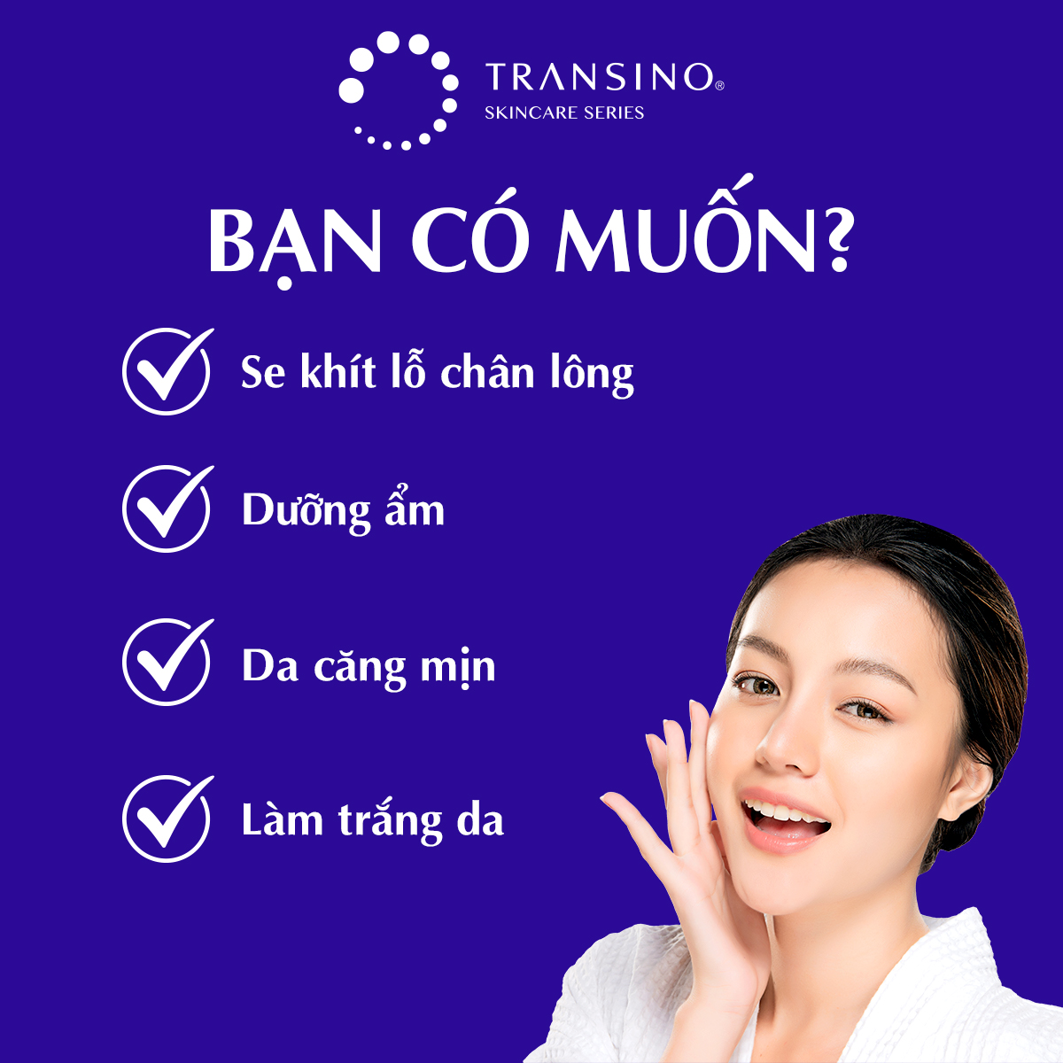 Sữa dưỡng dưỡng trắng da TRANSINO