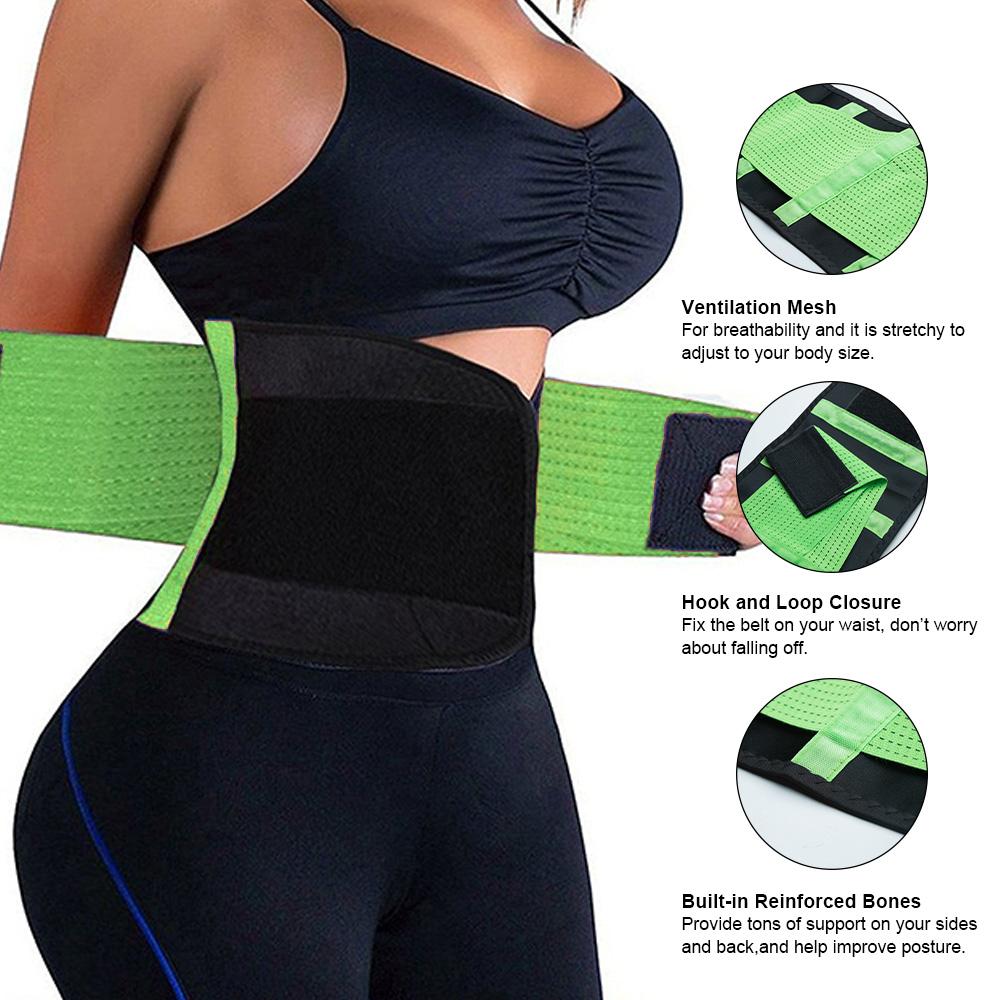 Đai quấn giảm mỡ bụng giảm vòng eo Waist Trainer Belt cho nam nữ