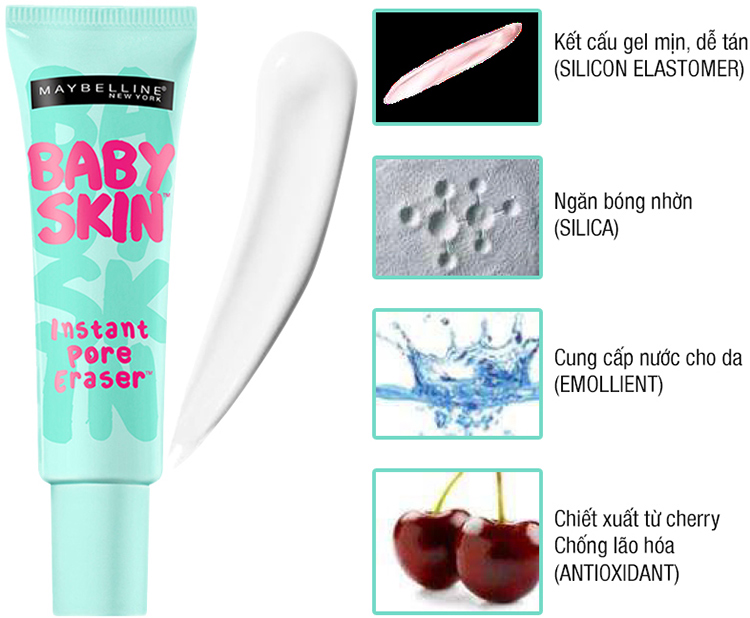 Kem Lót Mịn Da Maybelline Baby Skin 22ml