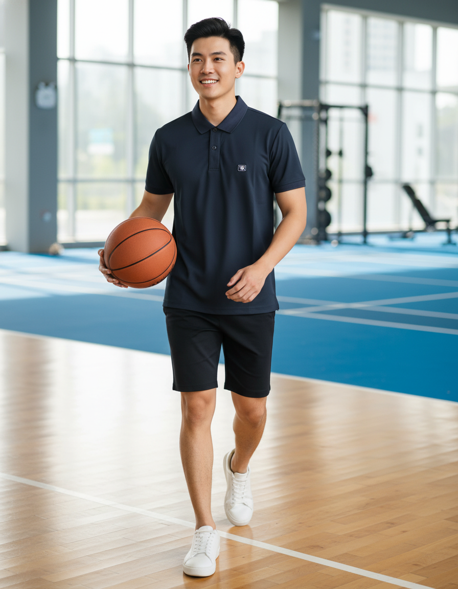 Áo Polo Nam  Slim Fit màu HR4-F025-23