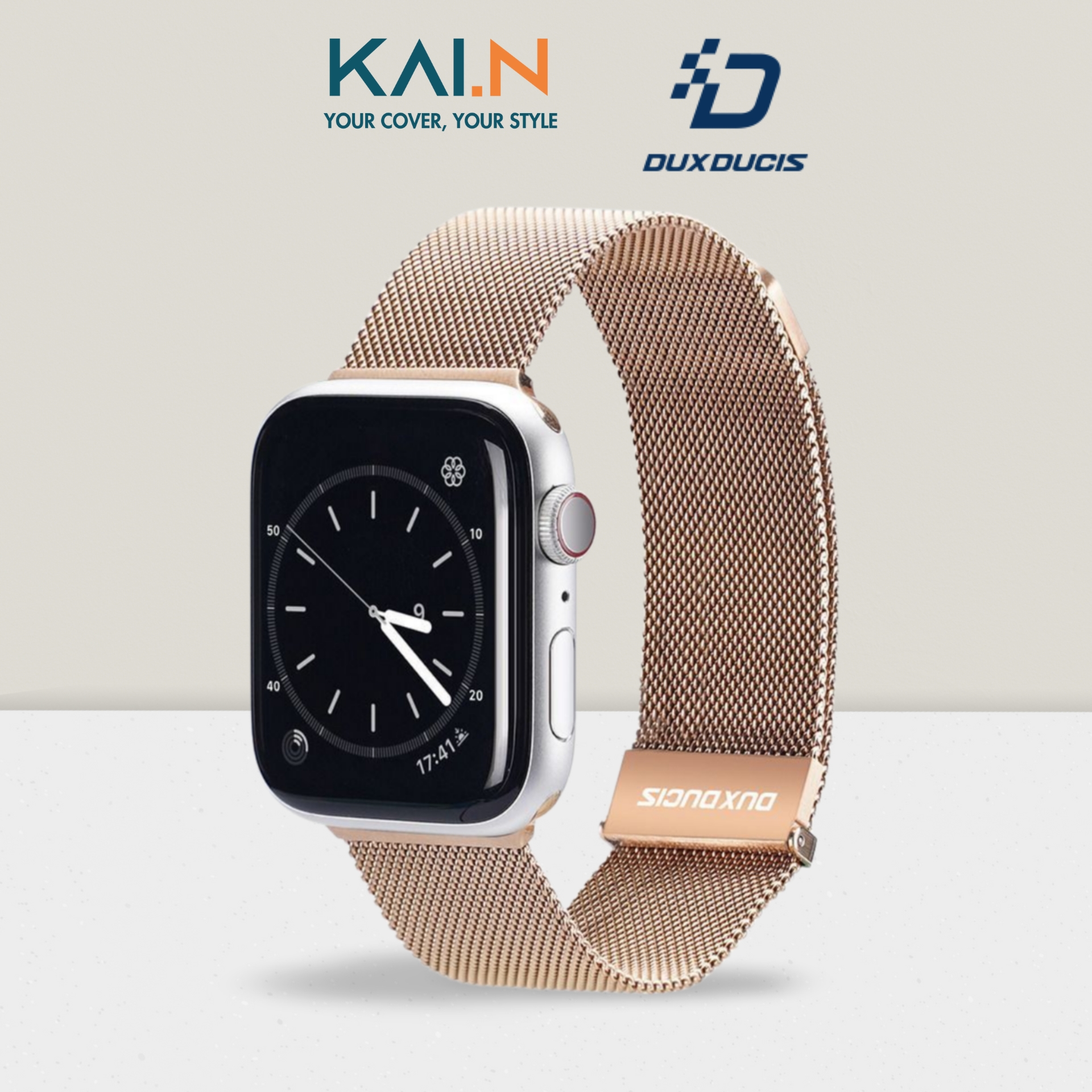 Dây Đeo Thép Thay Thế Dành Cho Apple Watch Ultra / Apple Watch Series 1-8/SE/SE 2022, Dux Ducis Milanese Series - Hàng chính hãng