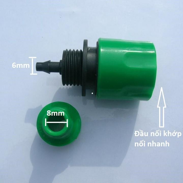 ĐẦU NỐI ỐNG 6MM RA KHỚP NỐI NHANH - 659
