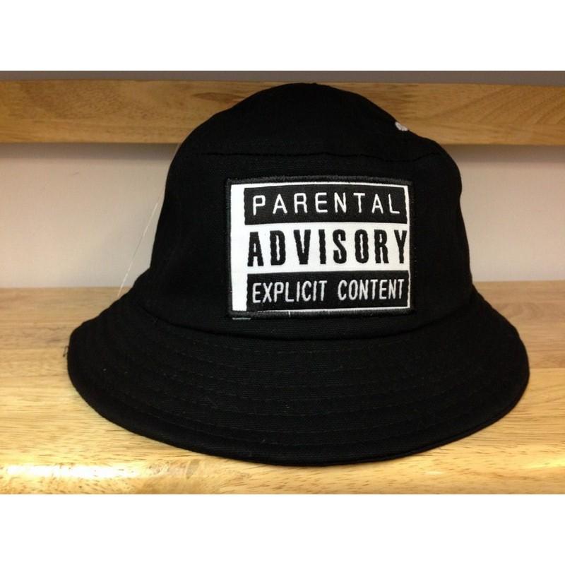 1 nón bucket thời trang nam nữ màu đen