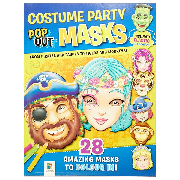 Costume Party Pop Out Masks