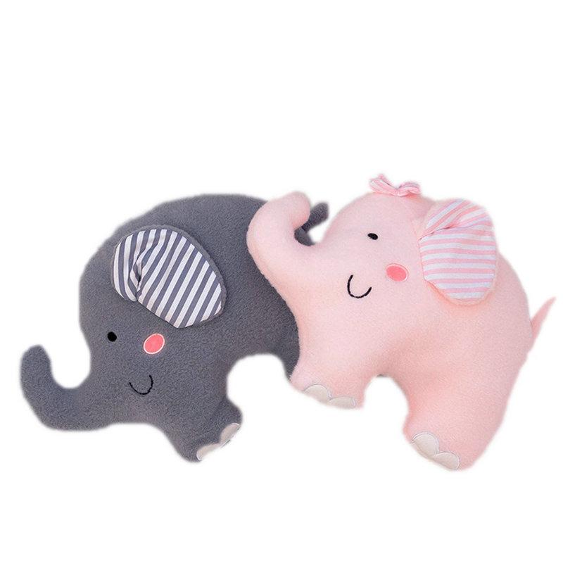 45X35cm Phẳng Voi Nhồi Bông Gối Ngủ Hoạt Hình Hồng Động Vật Mũi Dài Voi Ném Gối Tốt Nhất Quà Tặng Sinh Nhật Cho Trẻ Em
