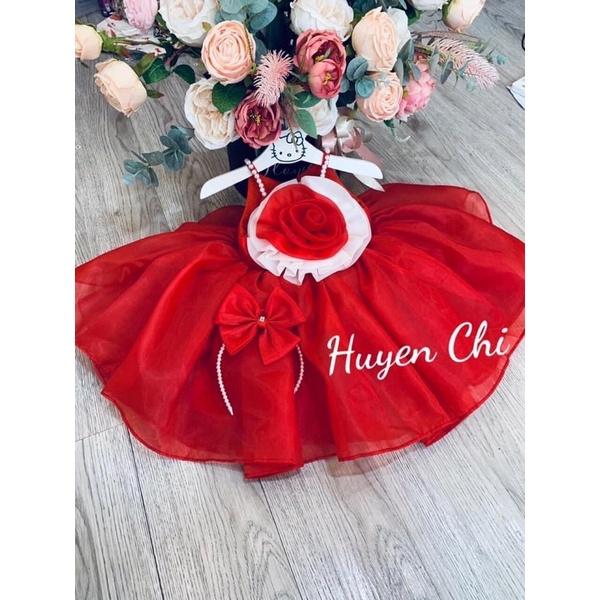 VÁY CÔNG CHÚA HOA HỒNG