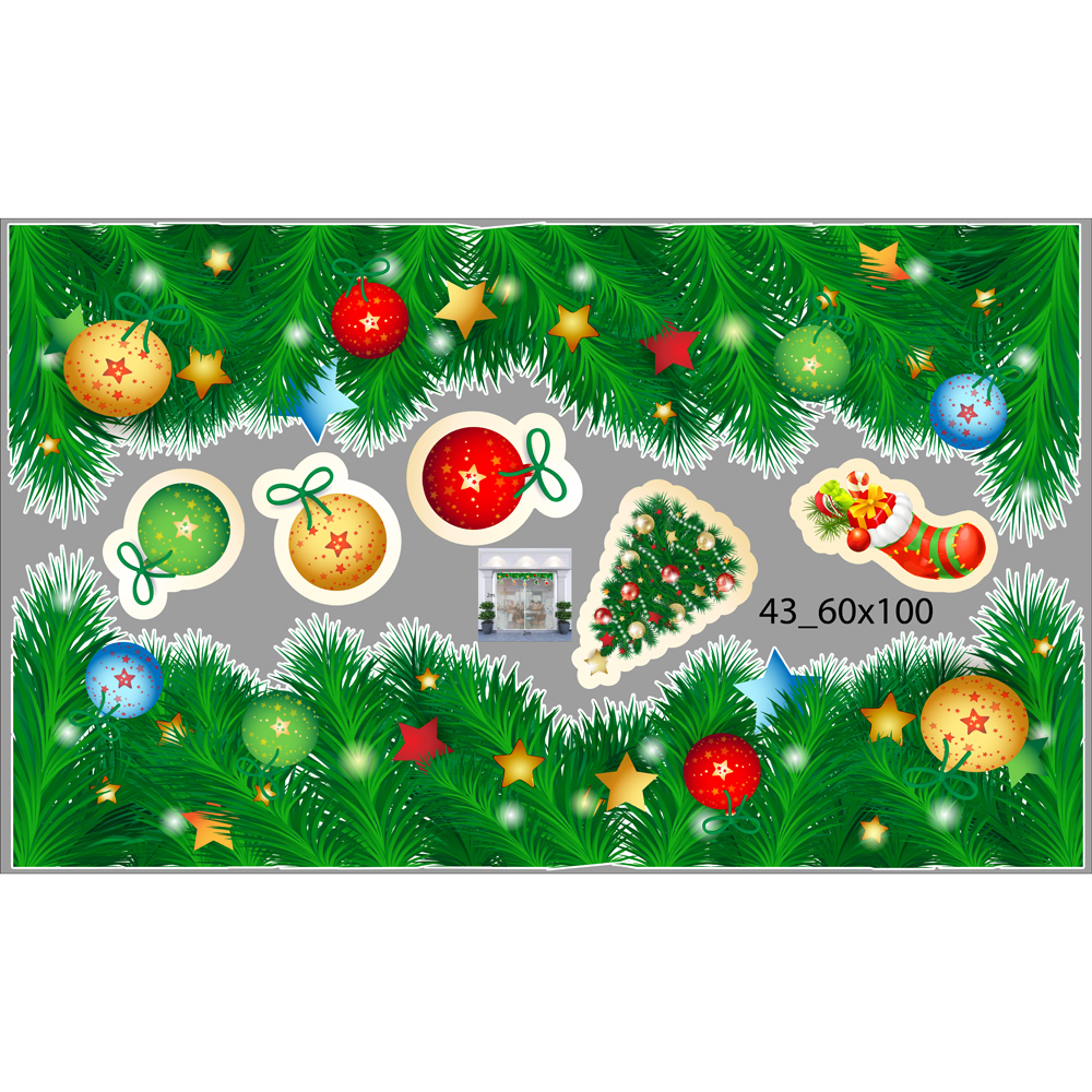 DECAL TRANG TRÍ NOEL 2021 COMBO SỐ 11