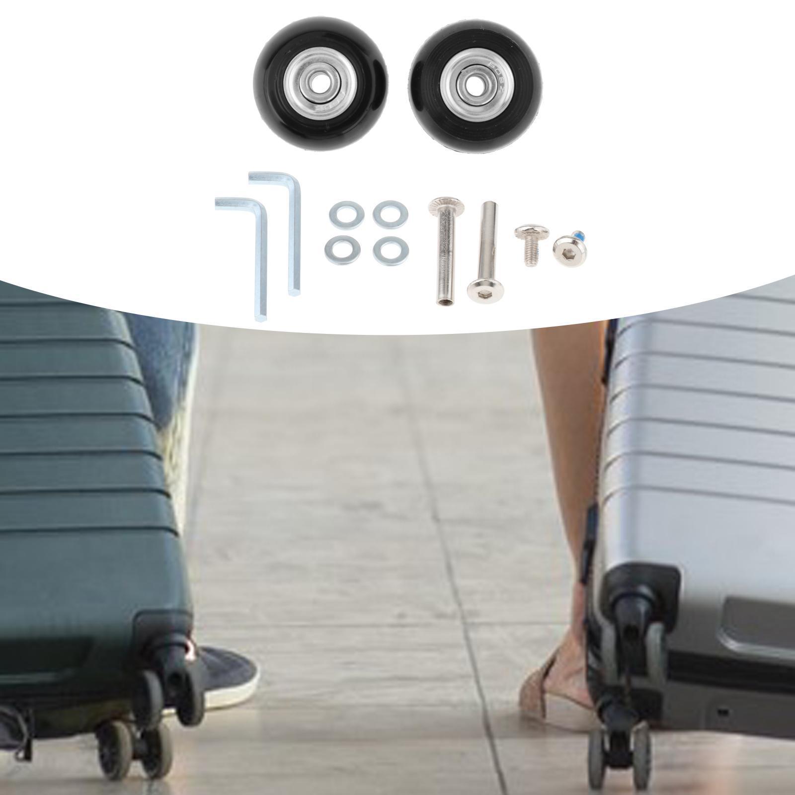 Replacement Suitcase Wheels Flexible Luggage Suitcase Replacement Wheels Set