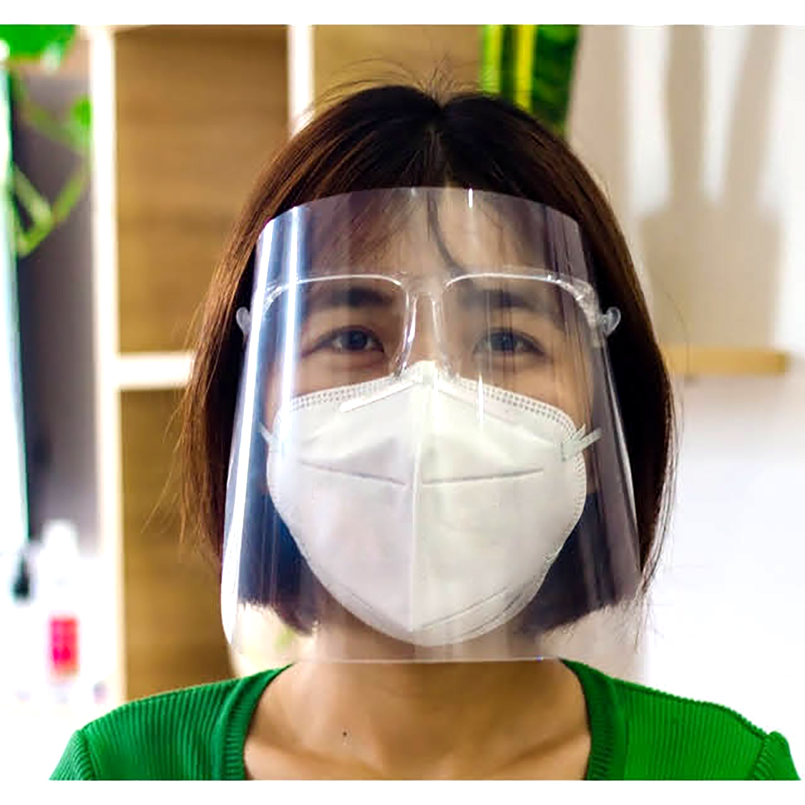 Kính cài mặt nạ chắn bụi tiện lợi