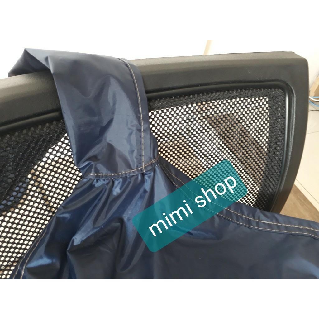 Túi trùm vệ sinh máy lạnh treo tường - Áo bọc hứng nước rửa điều hòa - Xanh đen