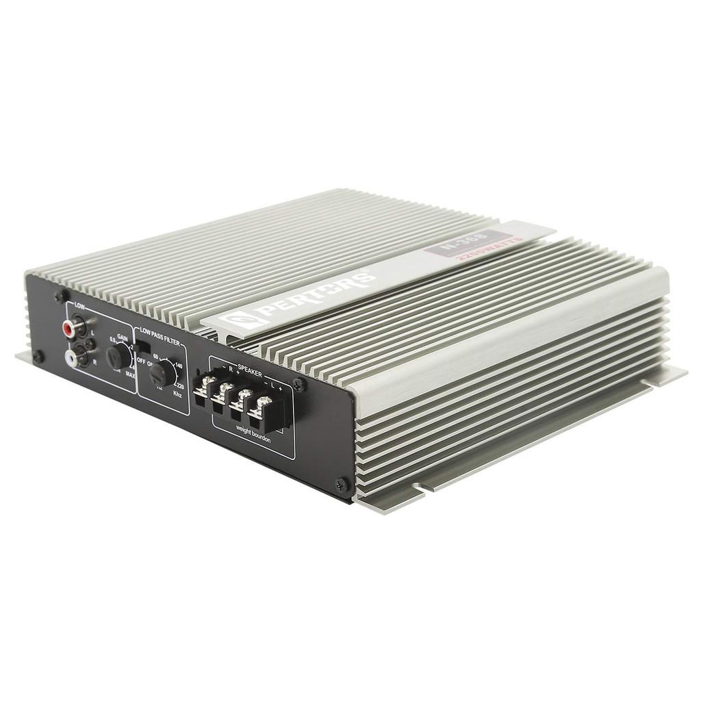 DSP QPertos Bộ Khuếch Đại Âm Thanh Ô Tô Kỹ Thuật Số Amplifier N-368 2200W 2 kênh lắp đặt sub gầm đôi cho ô tô