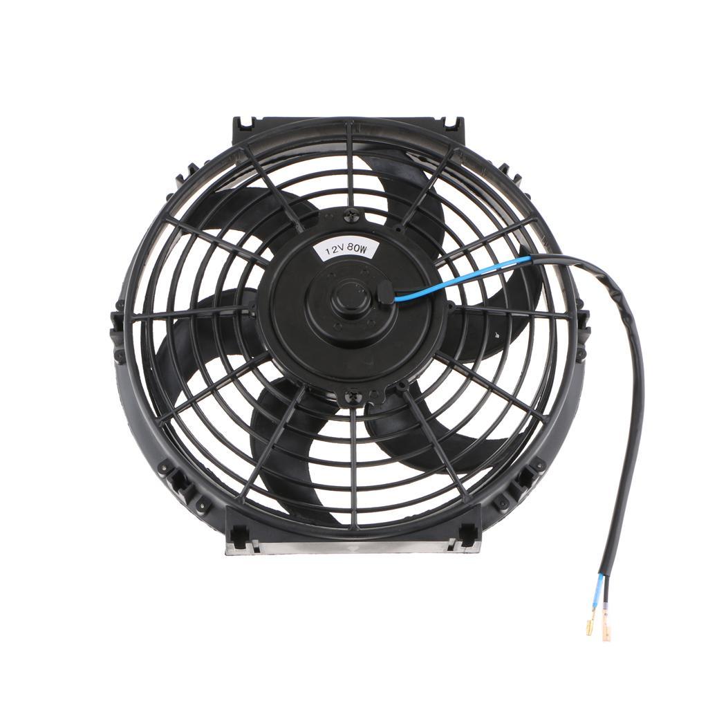 10 inch  Push Pull Electric  Cooling 12V 80W Mount Kit