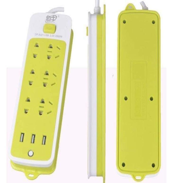 Ổ điện thông minh có 6 phích cắm 3 cổng USB