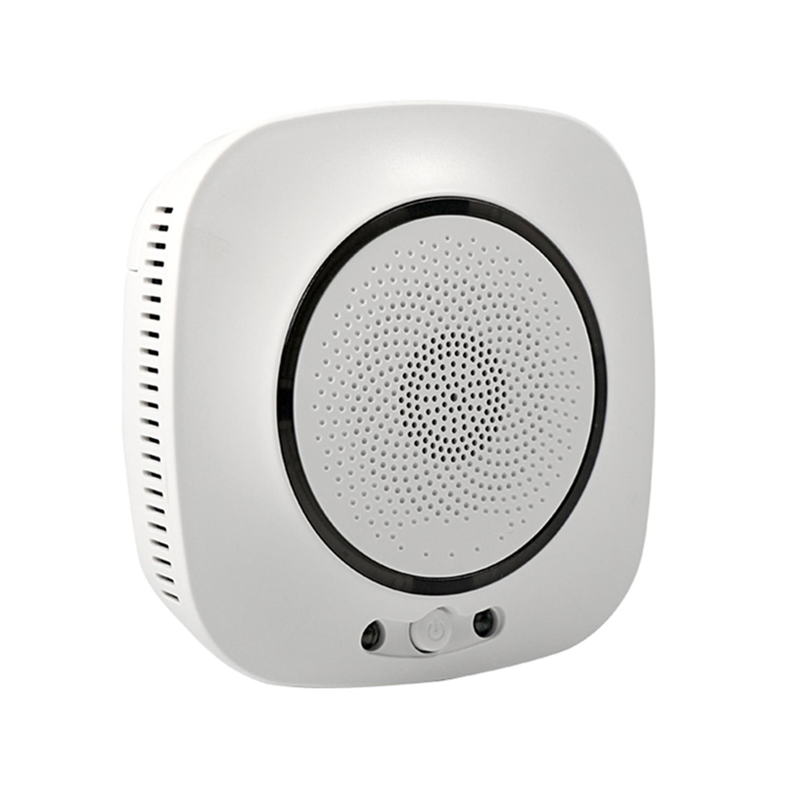Wifi Carbon Monoxide Detector Wifi Smoke Sensor Security Alarm System 75dB Sound Warning APP Notification Pushing SmartLife Tuya APP Remote Control
