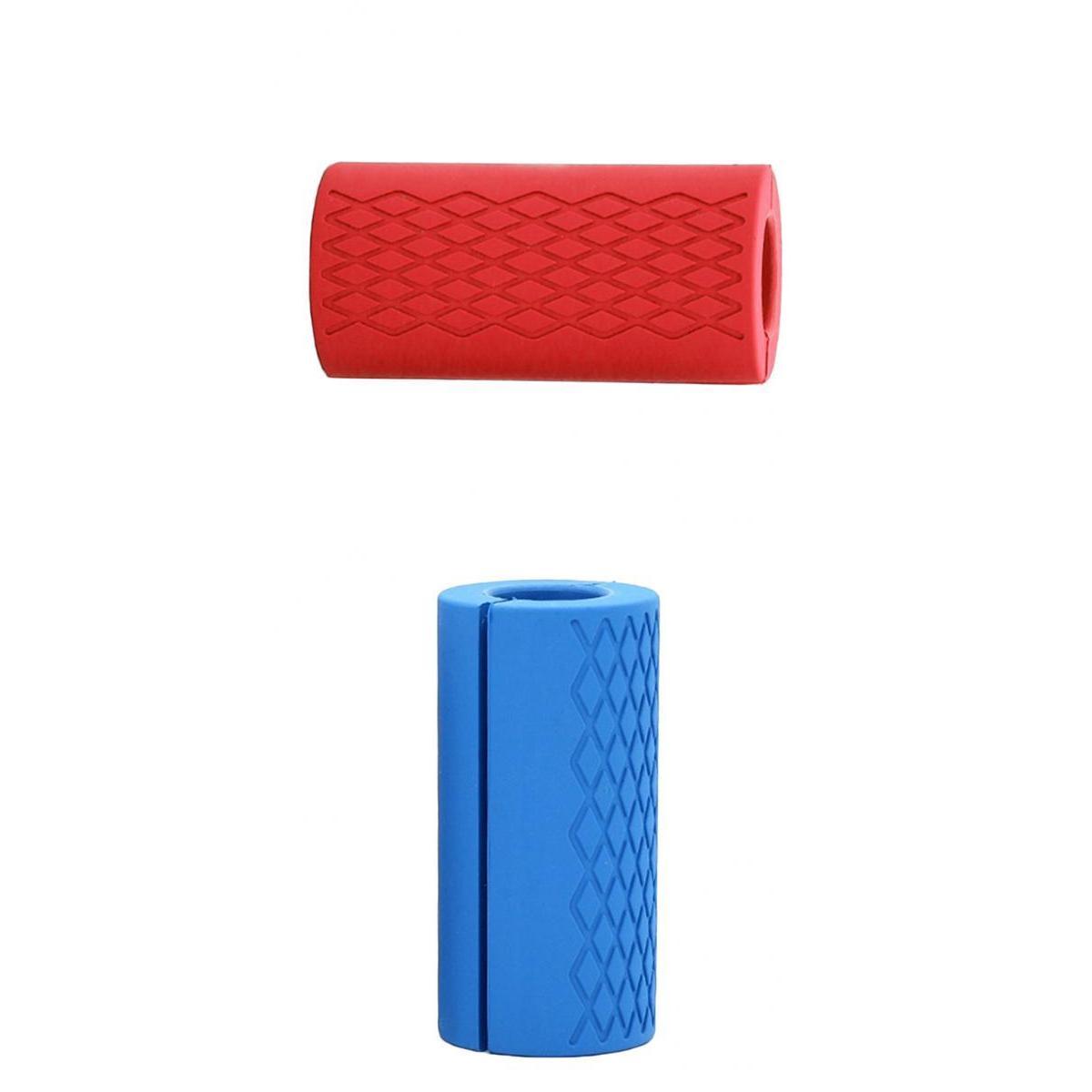2x   Bar Thick Barbell Dumbbell Grips For Weightlifting Triceps Chest