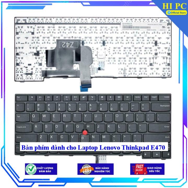 Bàn phím dành cho Laptop Lenovo Thinkpad E470 - Phím Zin - Hàng Nhập Khẩu