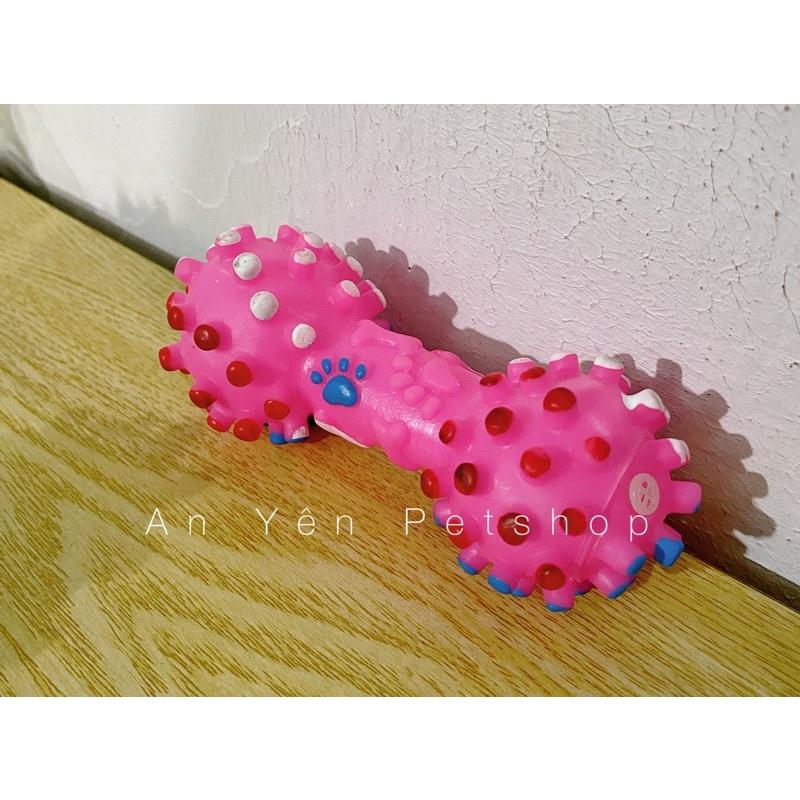 Đồ Chơi Gặm Nhắm Hình Tròn Gai Có Kèn Cho Chó Mèo