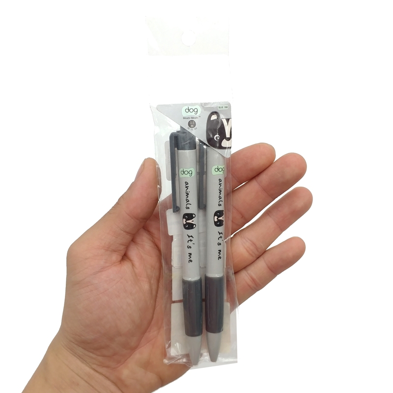 Vỉ 2 Viết Bic Moshi 791 - Mực Đen