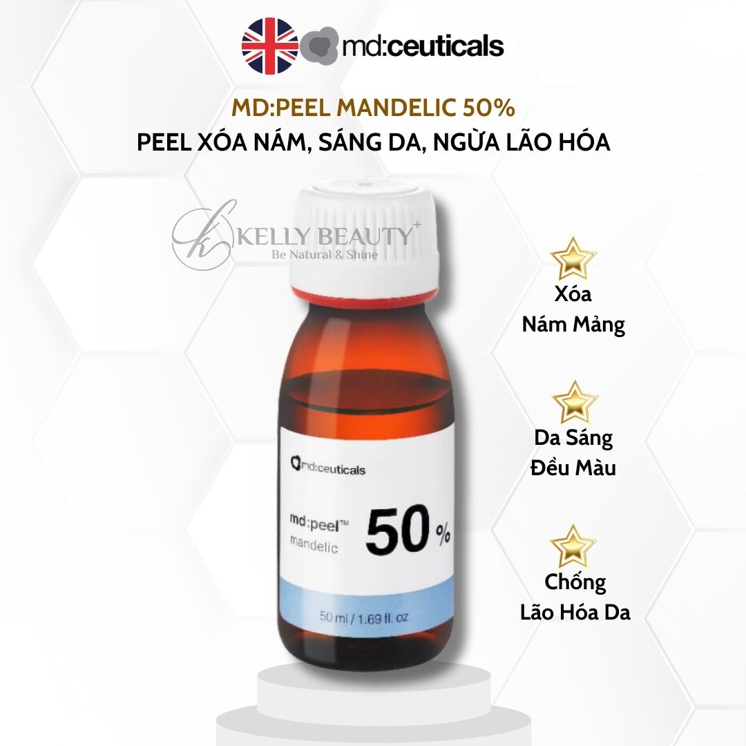 Peel Xóa Nám Sáng Da Ngừa Lão Hóa MD:PEEL Mandelic 50% - MD:Ceuticals | Kelly Beauty