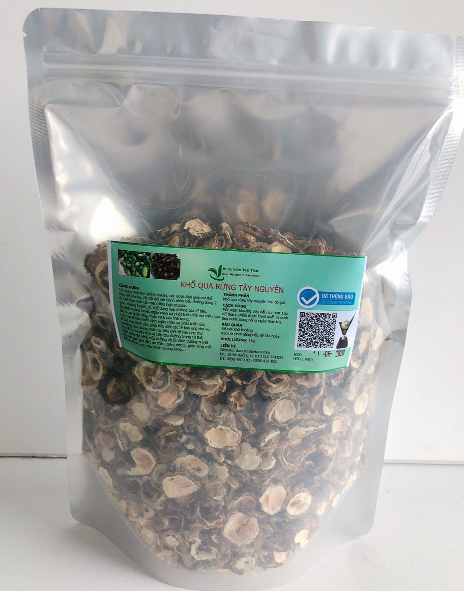 Trà khổ qua rừng thái lát - Tốt cho người tiểu đường - Nâng cao hệ miển dịch cho cơ thể - Gói 1kg
