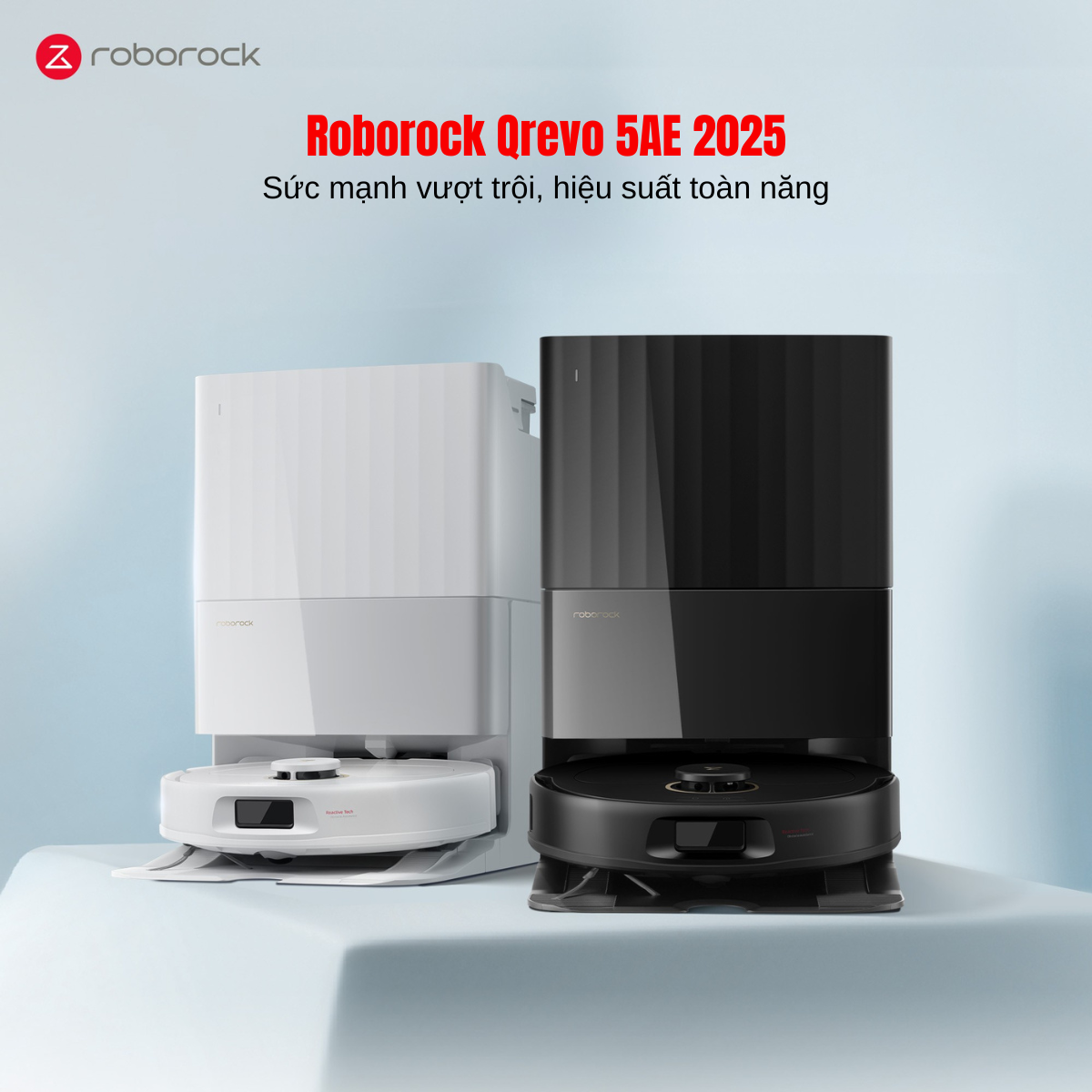 Robot hút bụi lau nhà Roborock Qrevo 5AE – Hàng Chính Hãng