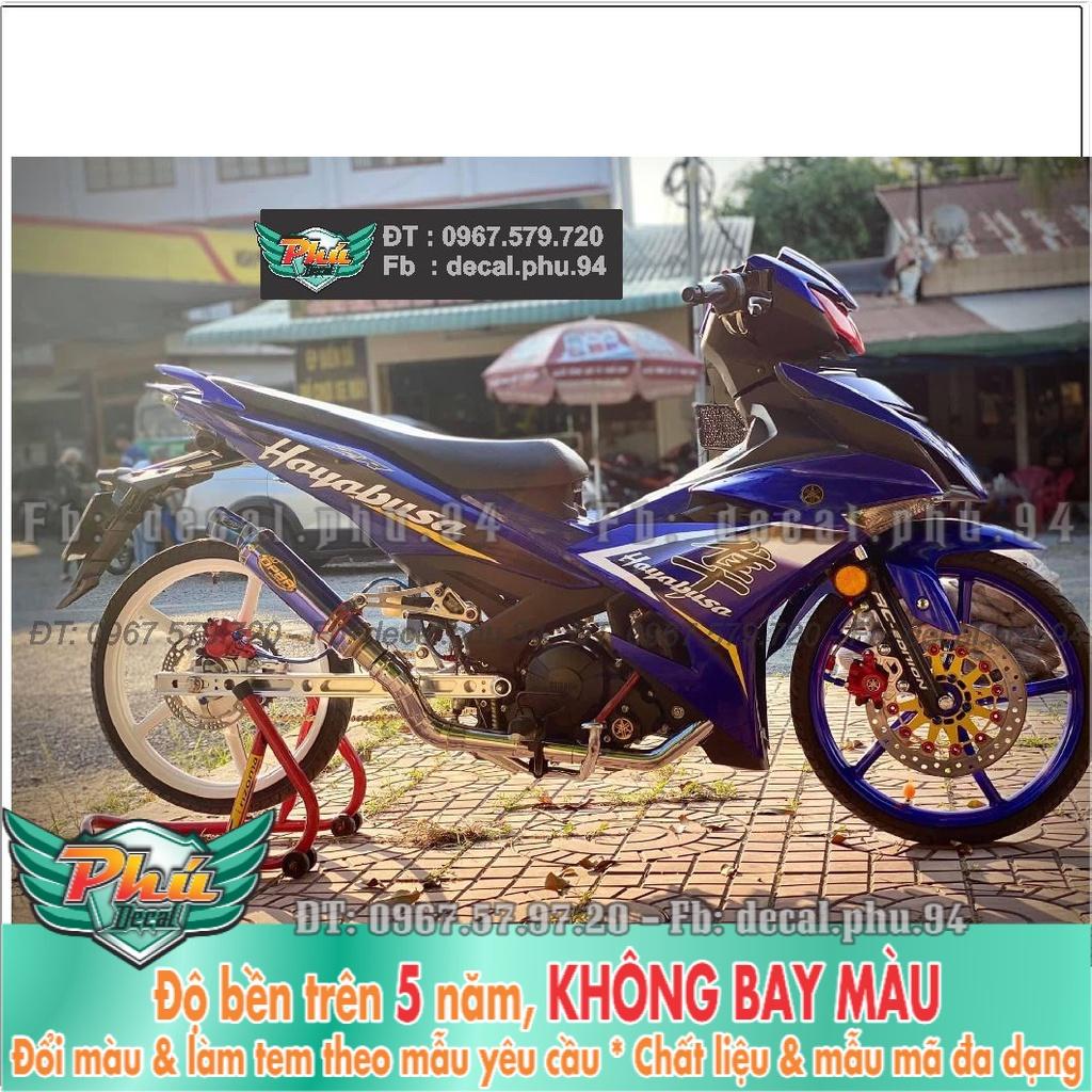 Tem Rời Exciter 150 Xanh đen Hayabusa