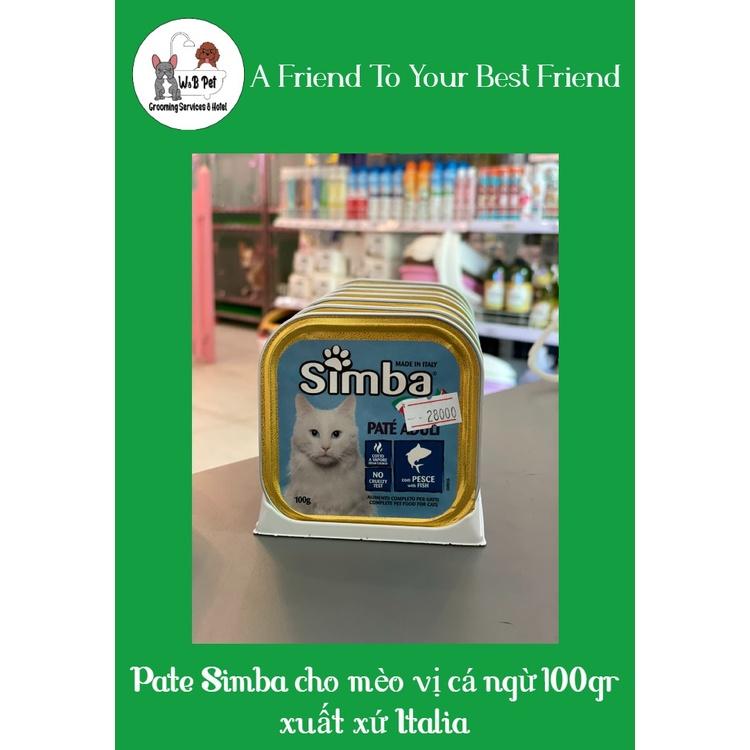 Pate cho mèo Simba xuất xứ Italia 100gr