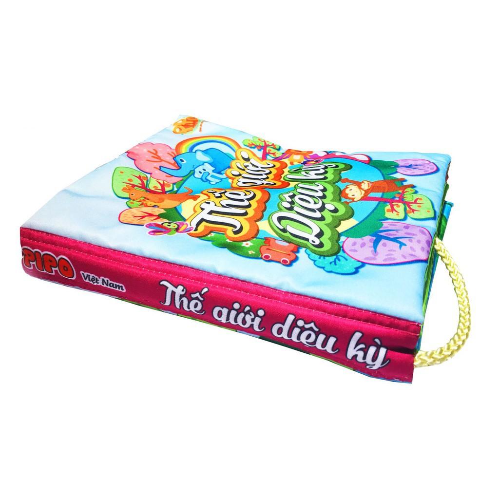 Sách vải Thế Giới Diệu Kỳ - Sách vải tương tác pipo