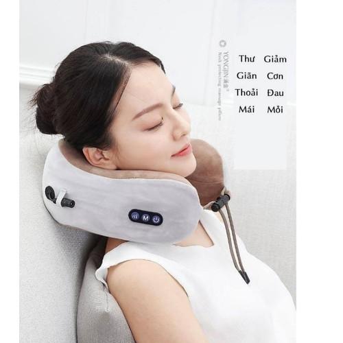 Gối Massage cổ chữ U cao cấp Hàn Quốc U-Shaped