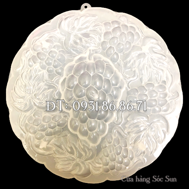 Khuôn rau câu sinh nhật, cưới hỏi chùm nho loại 20 cm - Mã số 1416