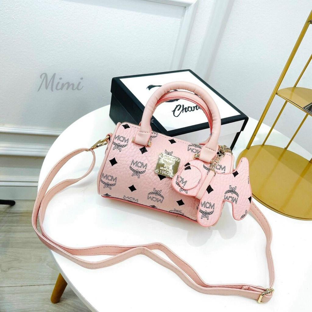 Túi Xách Đeo Vai Nữ Công Sở Mini Dáng Hộp Trống Tròn Cao Cấp Đẹp - TDC107