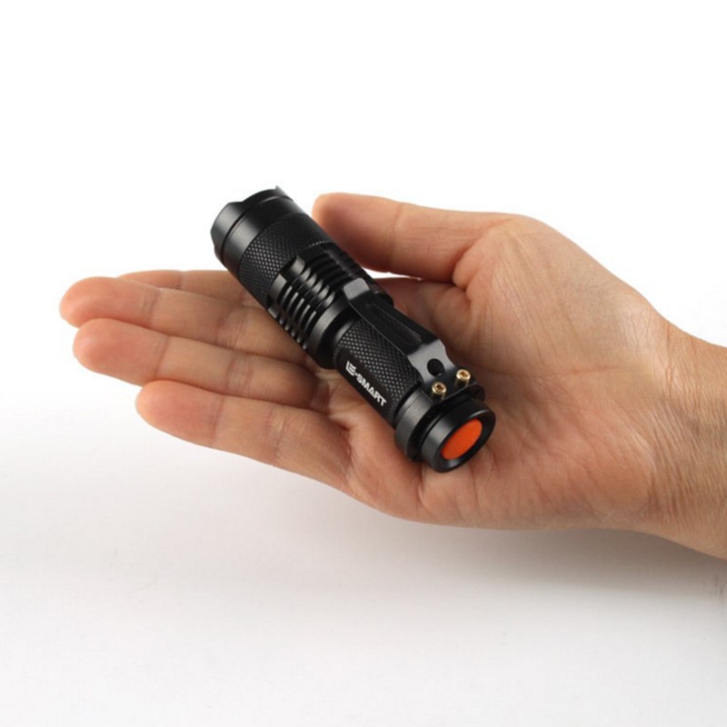 Đèn pin mini siêu sáng Cree Q5 (đã có pin và sạc) ( Hàng Chính Hãng )